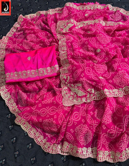 Vedika Jalnidhi Georgette Sarees Wholesale Price