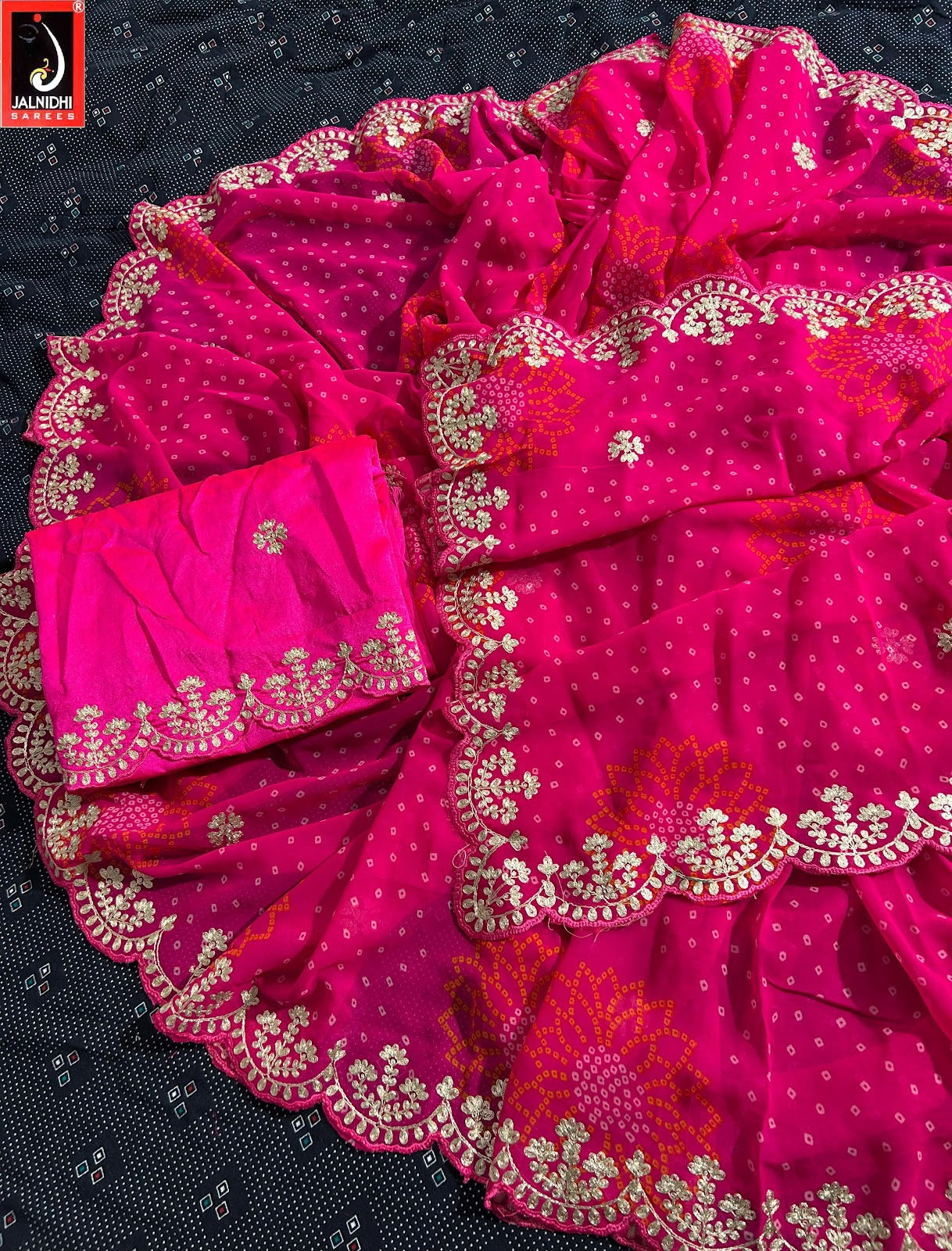 Vedika Jalnidhi Georgette Sarees Wholesale Price