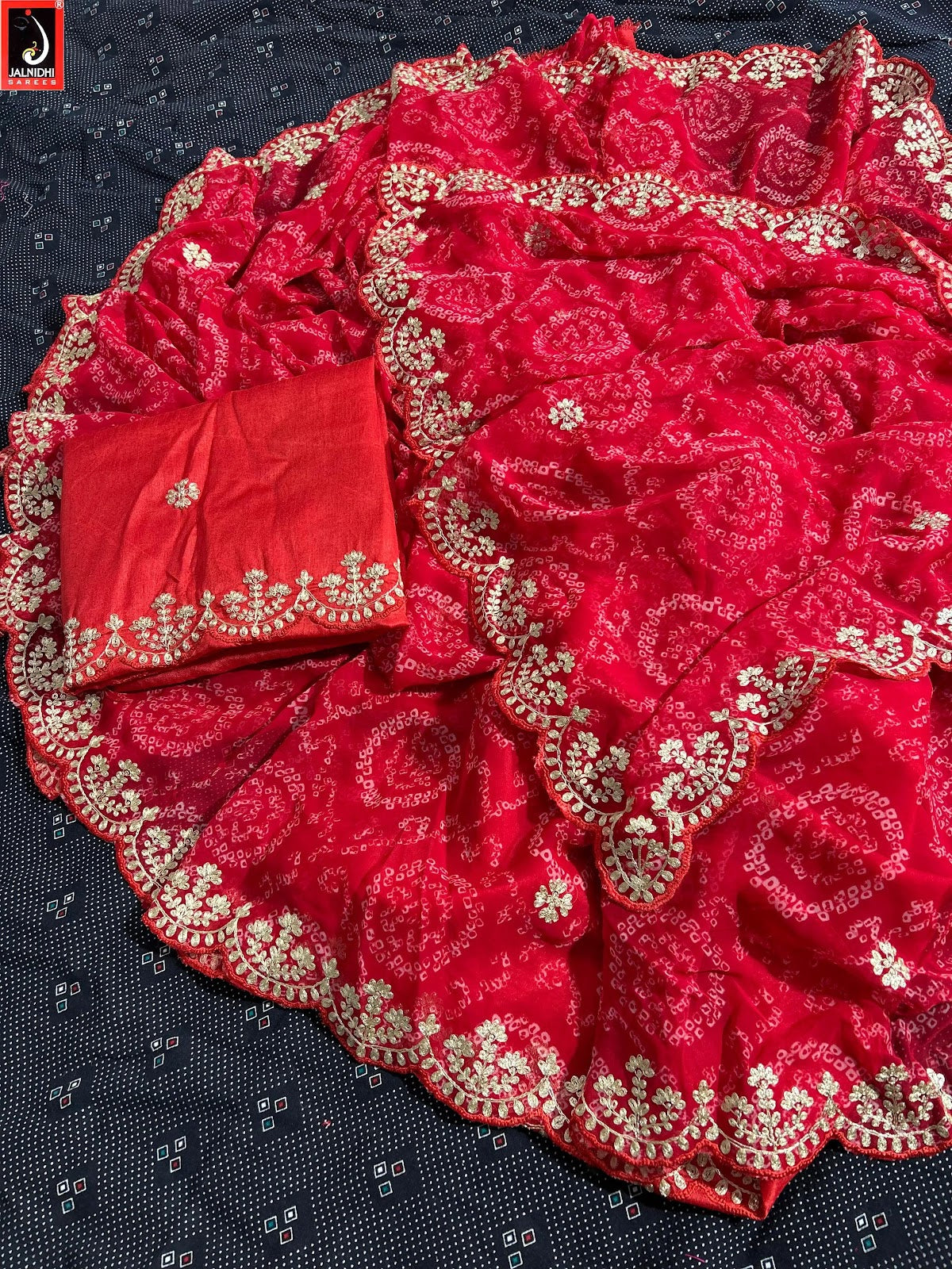 Vedika Jalnidhi Georgette Sarees Wholesale Price