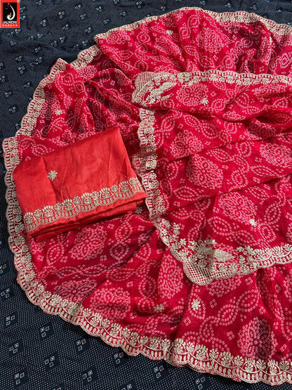 Vedika Jalnidhi Georgette Sarees Wholesale Price