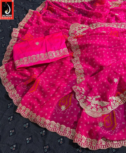 Vedika Jalnidhi Georgette Sarees Wholesale Price