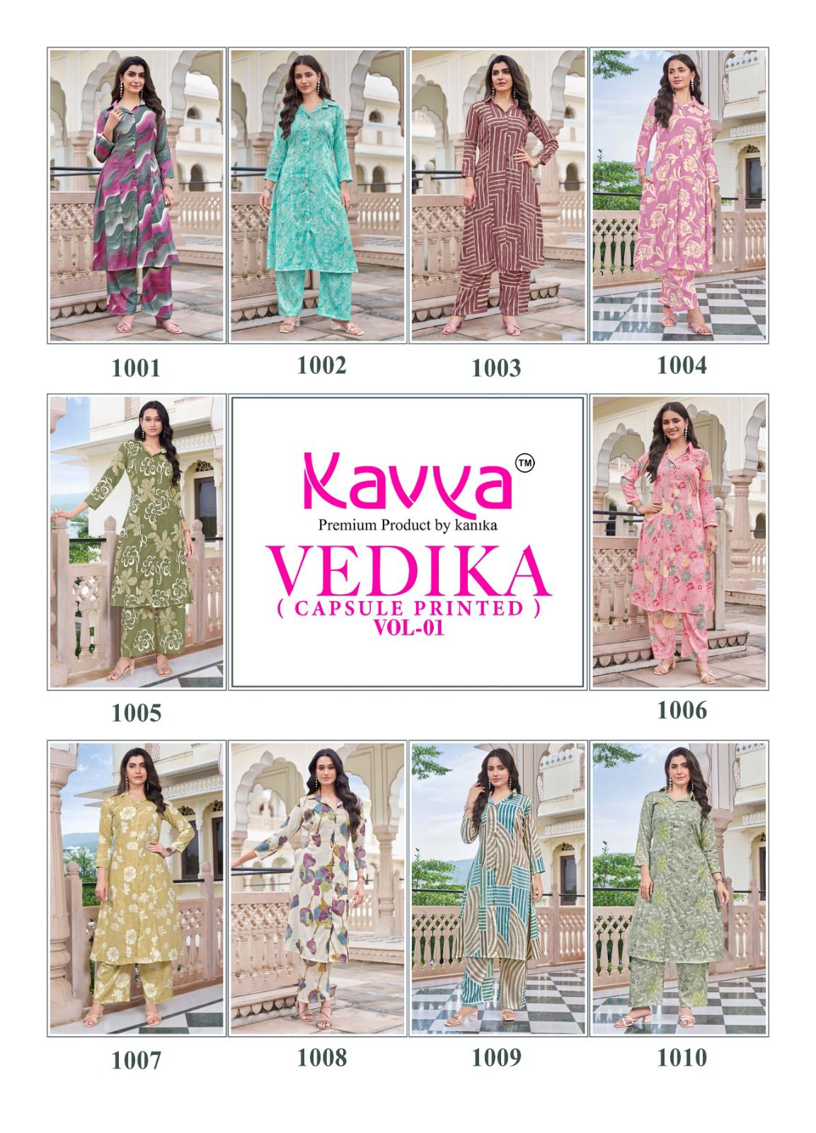 Vedika Vol 1 Kavya Capsule Co Ord Set Exporter India