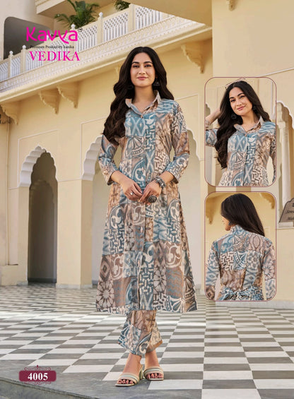 Vedika Vol 4 Kavya Capsule Co Ord Set Wholesale