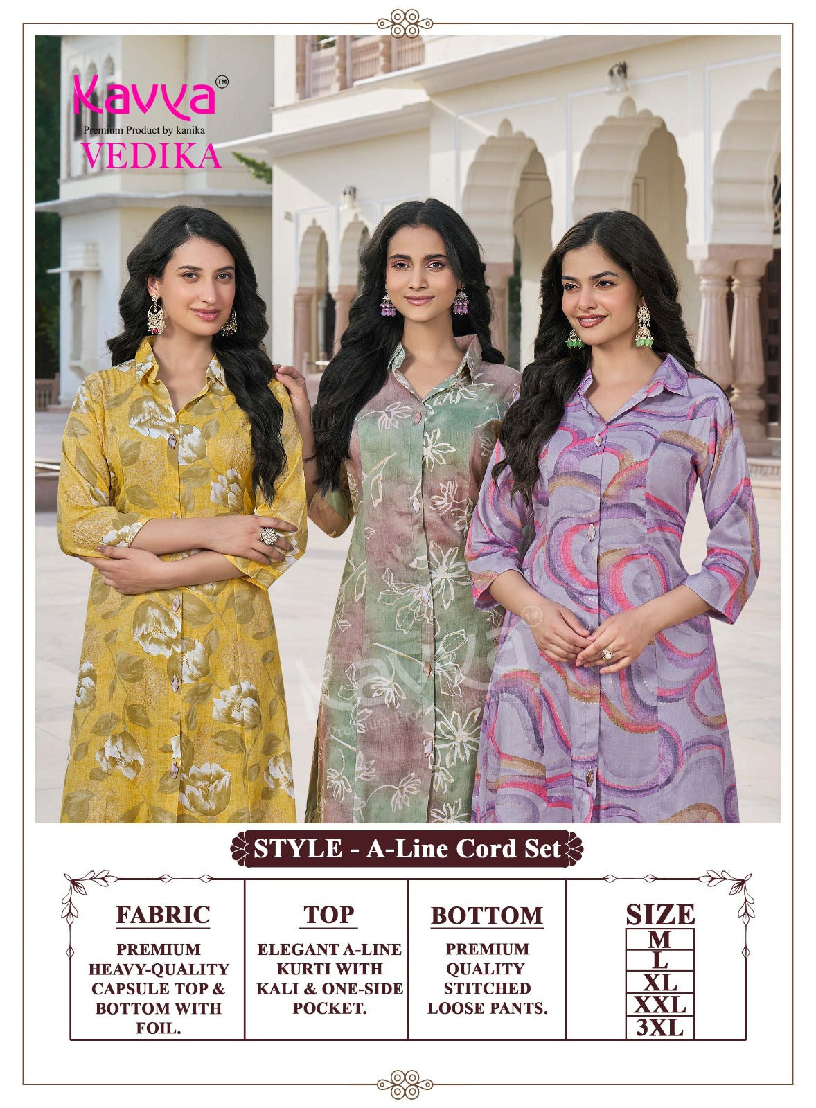 Vedika Vol 5 Kavya Capsule Co Ord Set Wholesale Rate