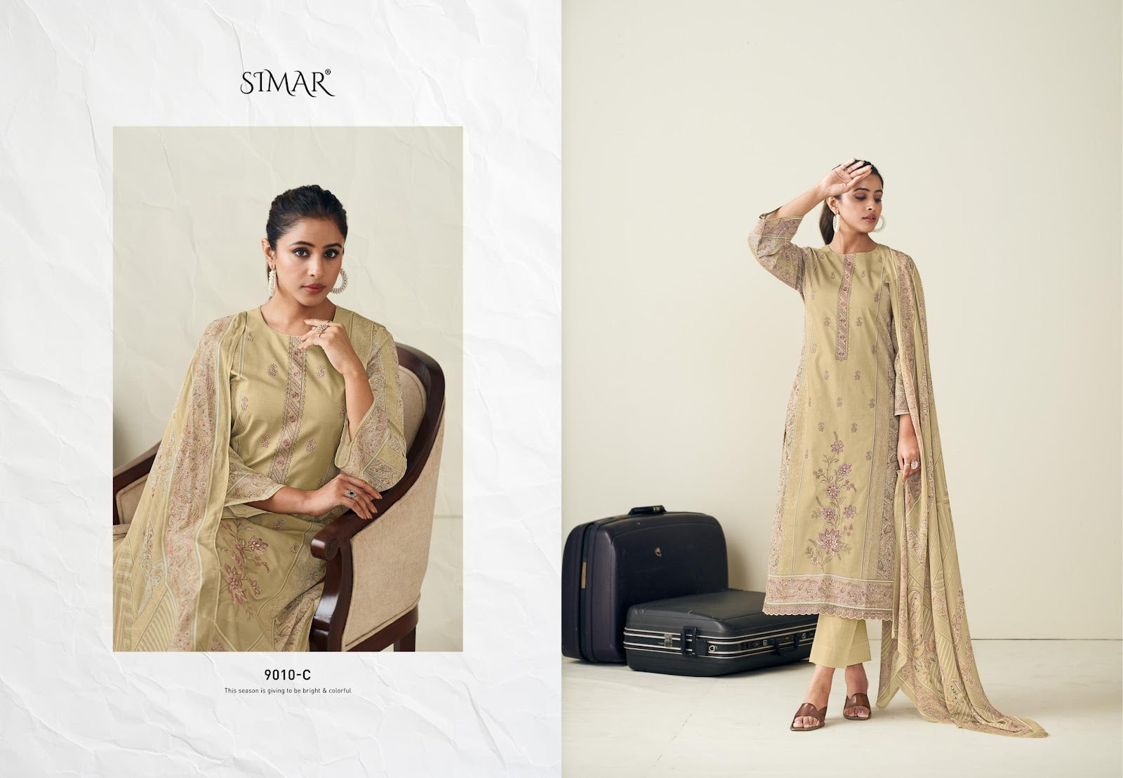 Veedha Simar Pure Lawn Pant Style Suits Wholesaler Ahmedabad