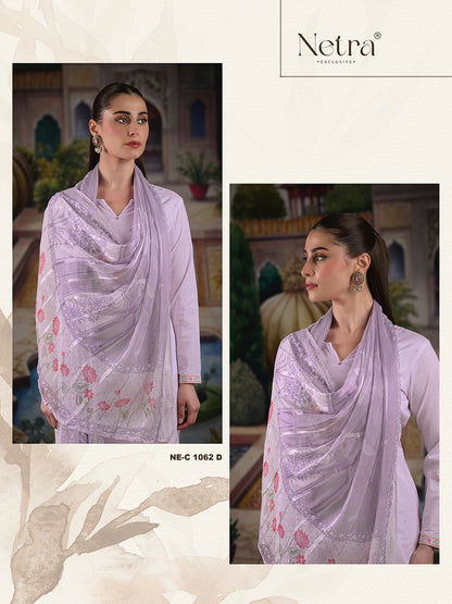 Veena Netra Pure Linen Pant Style Suits Exporter