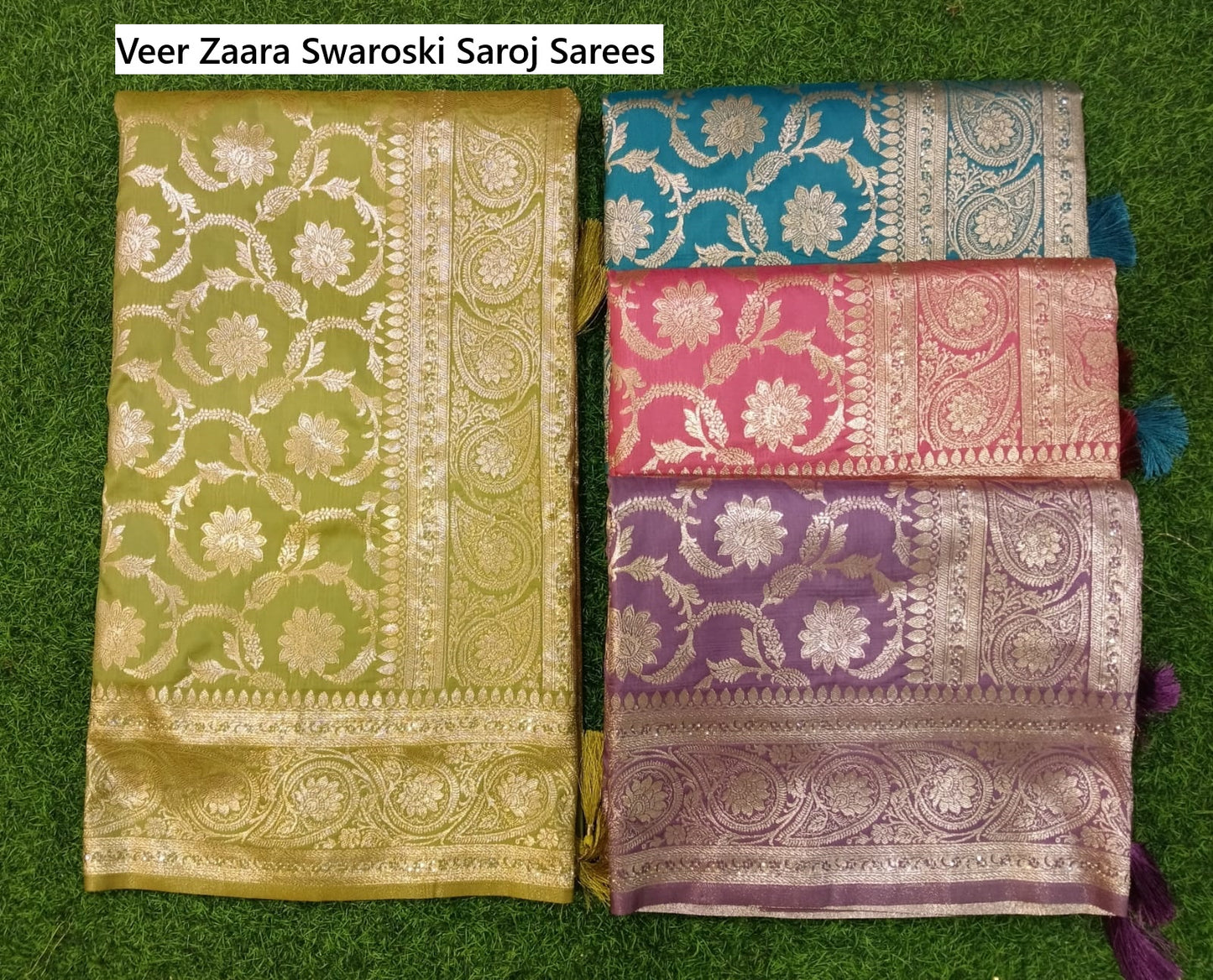 Veer Zaara Swaroski Saroj Sarees Wholesaler Gujarat