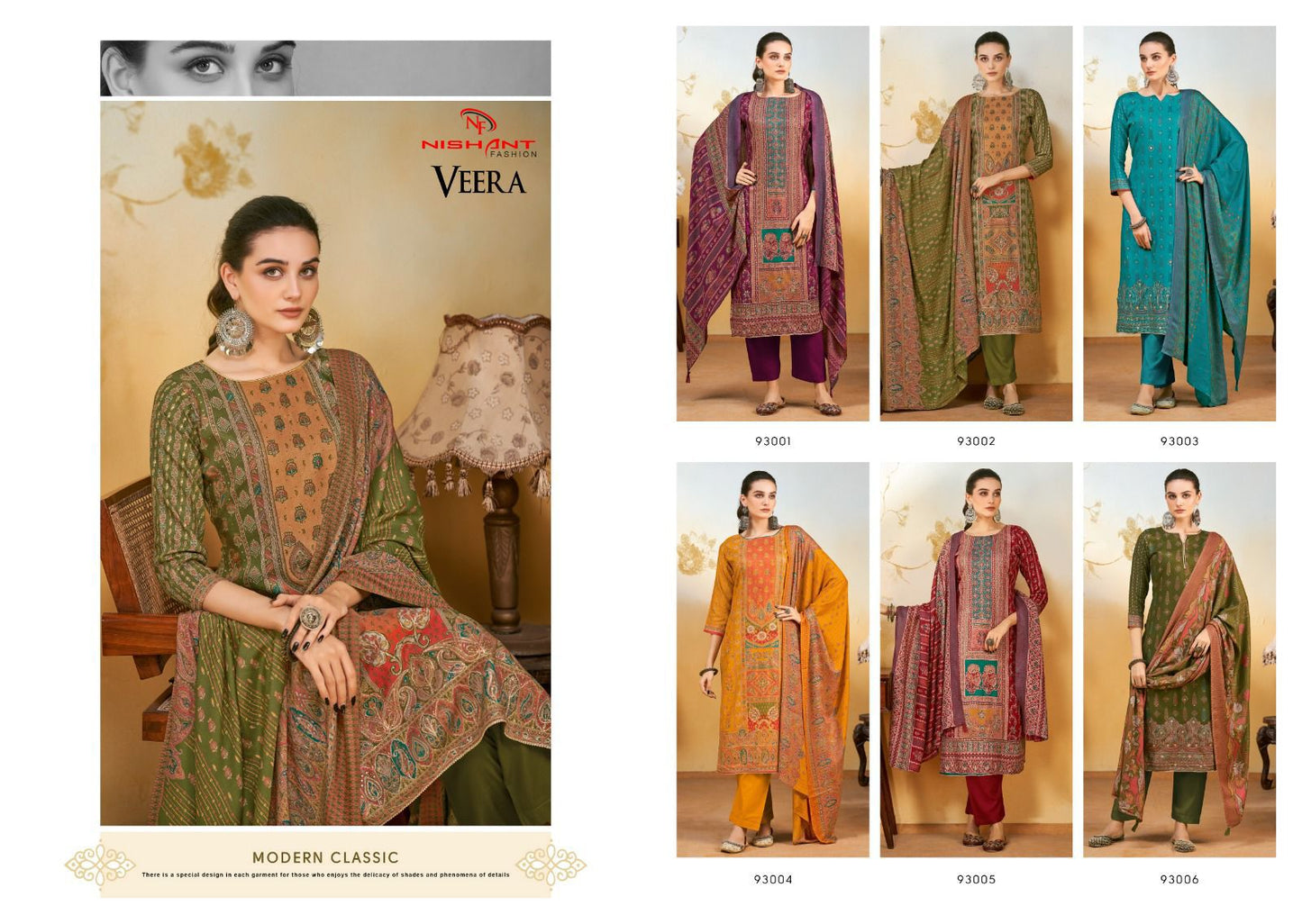 Veera Nishant Fashion Pashmina Suits Wholesale