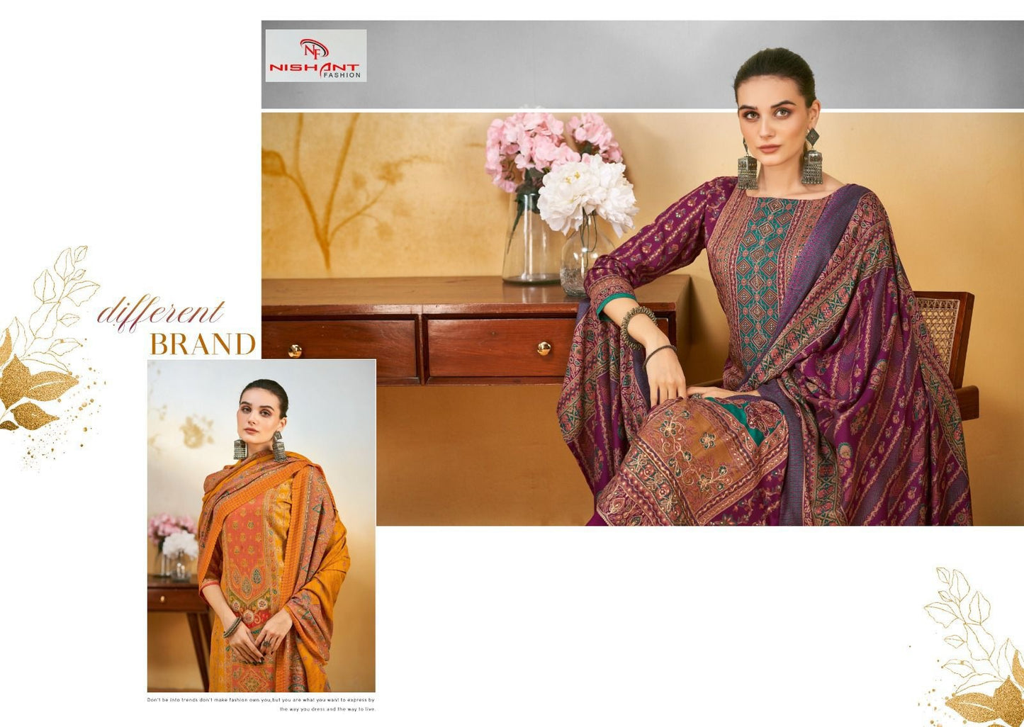 Veera Nishant Fashion Pashmina Suits Wholesale