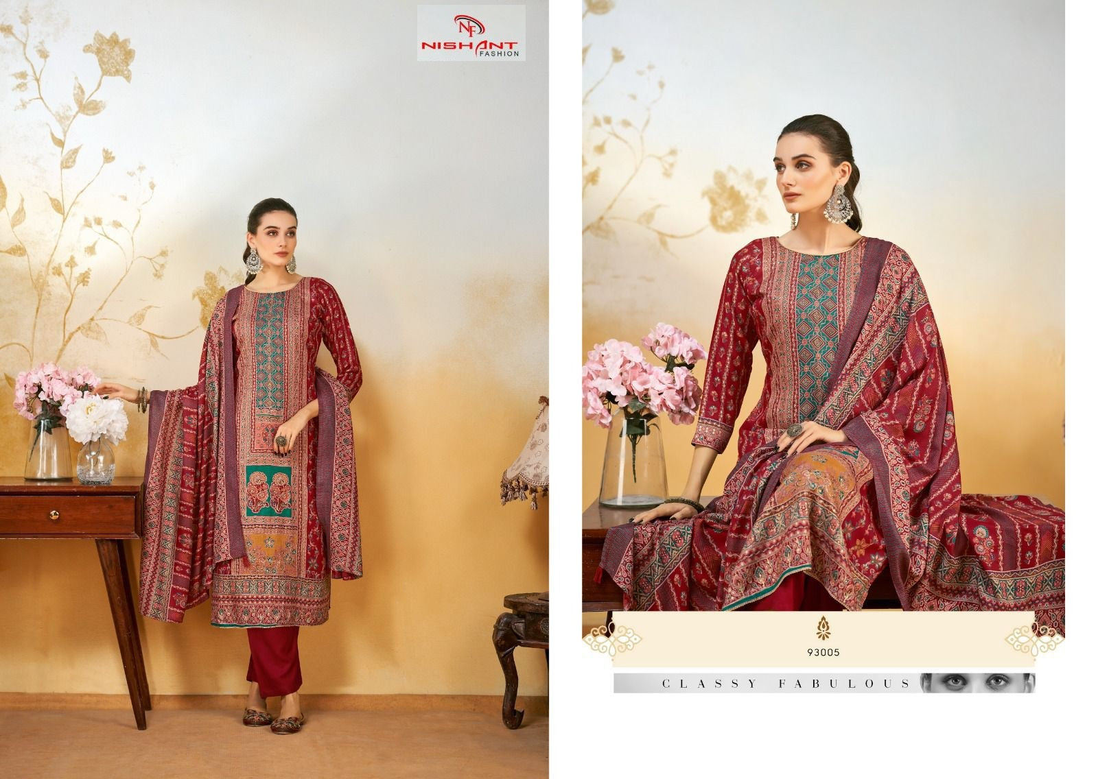 Veera Nishant Fashion Pashmina Suits Wholesale