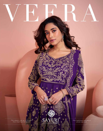 Veera Sayuri Georgette Readymade Suits Wholesale Price