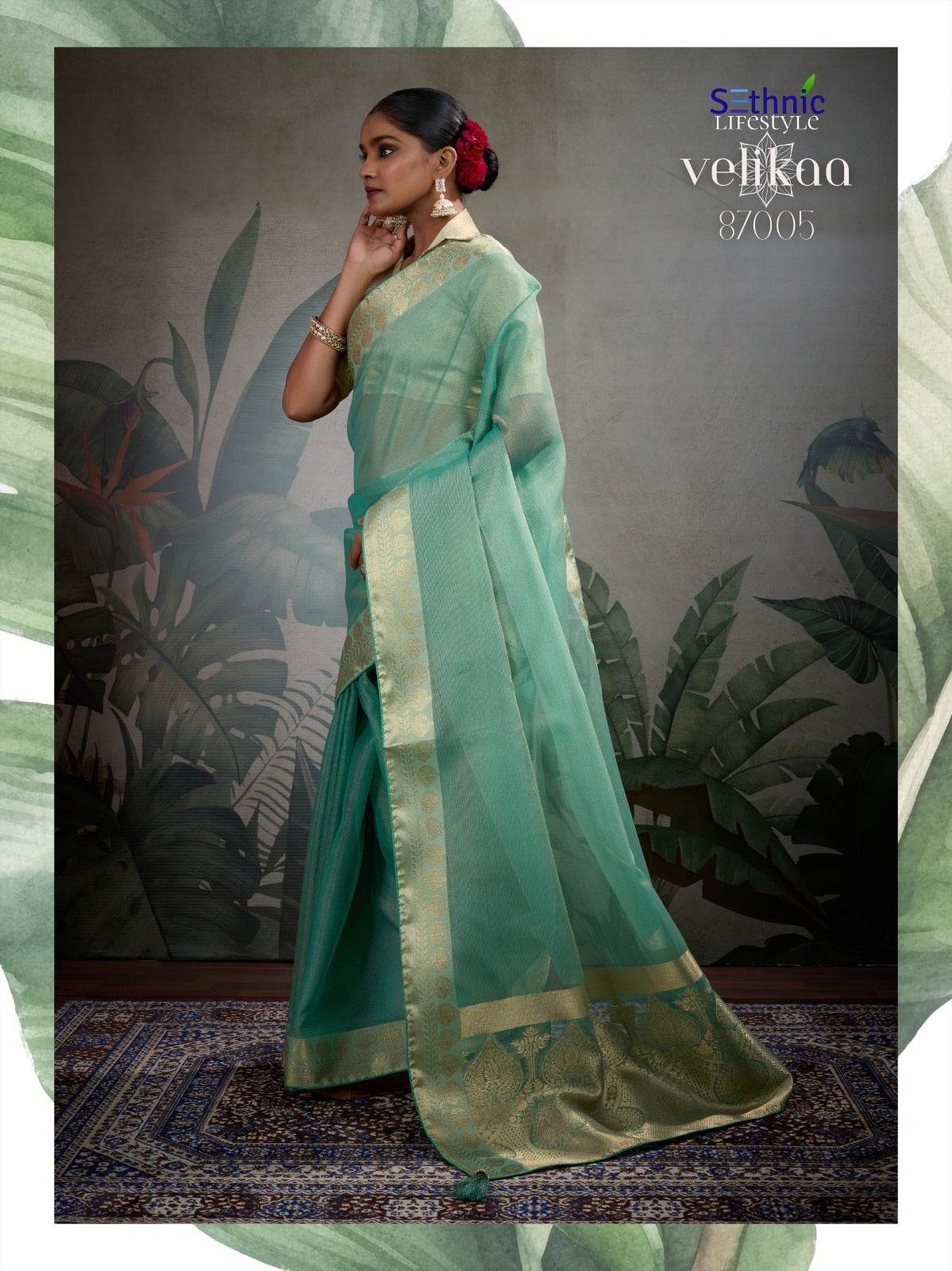 Velikaa Sethnic Tissue Sarees Manufacturer Gujarat