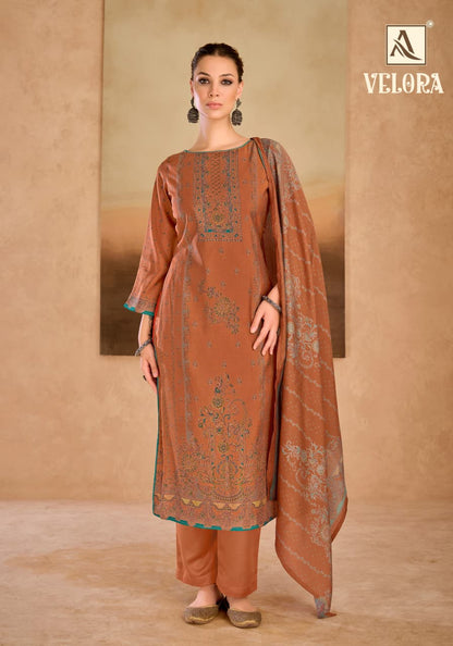 Velora Alok Mudaal Karachi Salwar Suits Wholesaler