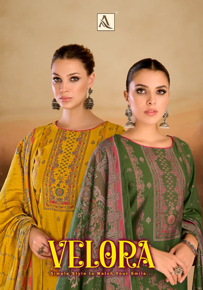 Velora Alok Mudaal Karachi Salwar Suits Wholesaler