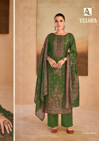 Velora Alok Mudaal Karachi Salwar Suits Wholesaler