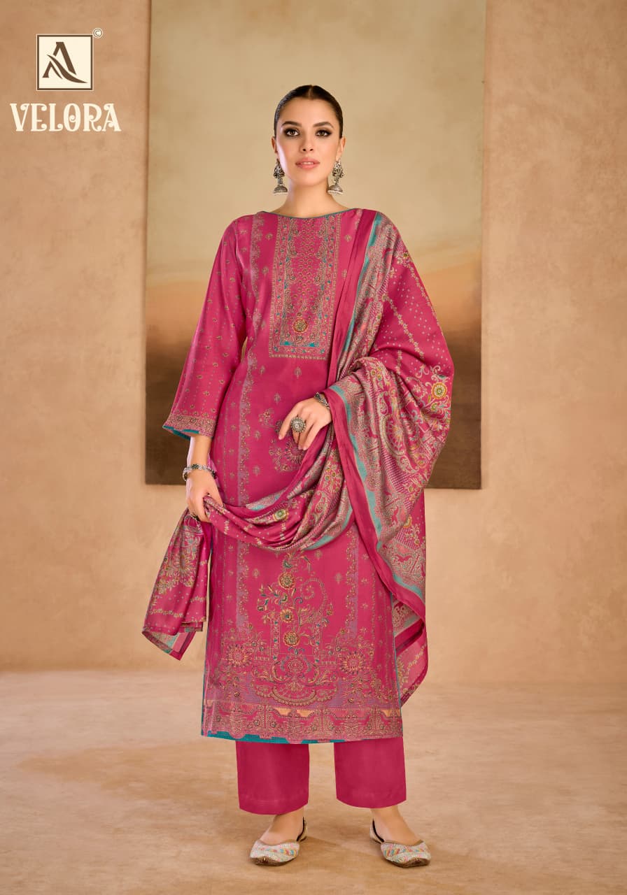 Velora Alok Mudaal Karachi Salwar Suits Wholesaler