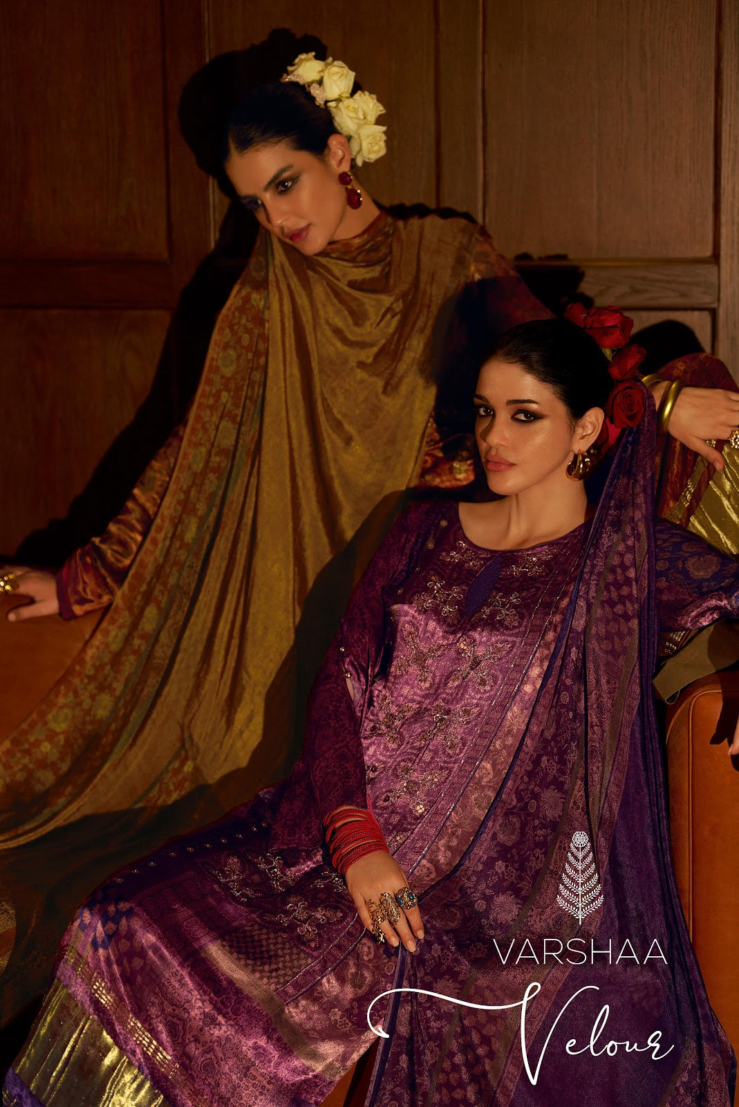 Velour Varshaa Silk Plazzo Style Suits Supplier Ahmedabad