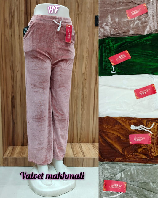 Velvet Makhmali Hanso Women Pants Manufacturer India