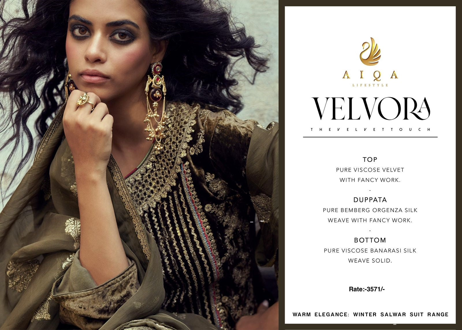 Velvora Aiqa Viscose Velvet Suits Exporter Ahmedabad