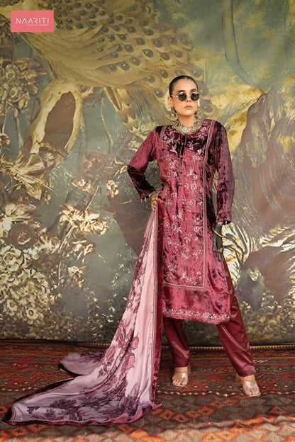 Velvora Naariti Velvet Suits Manufacturer Gujarat