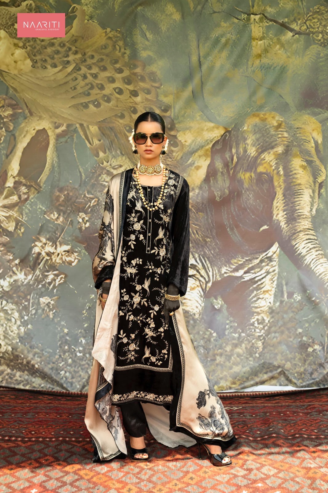 Velvora Naariti Velvet Suits Manufacturer Gujarat
