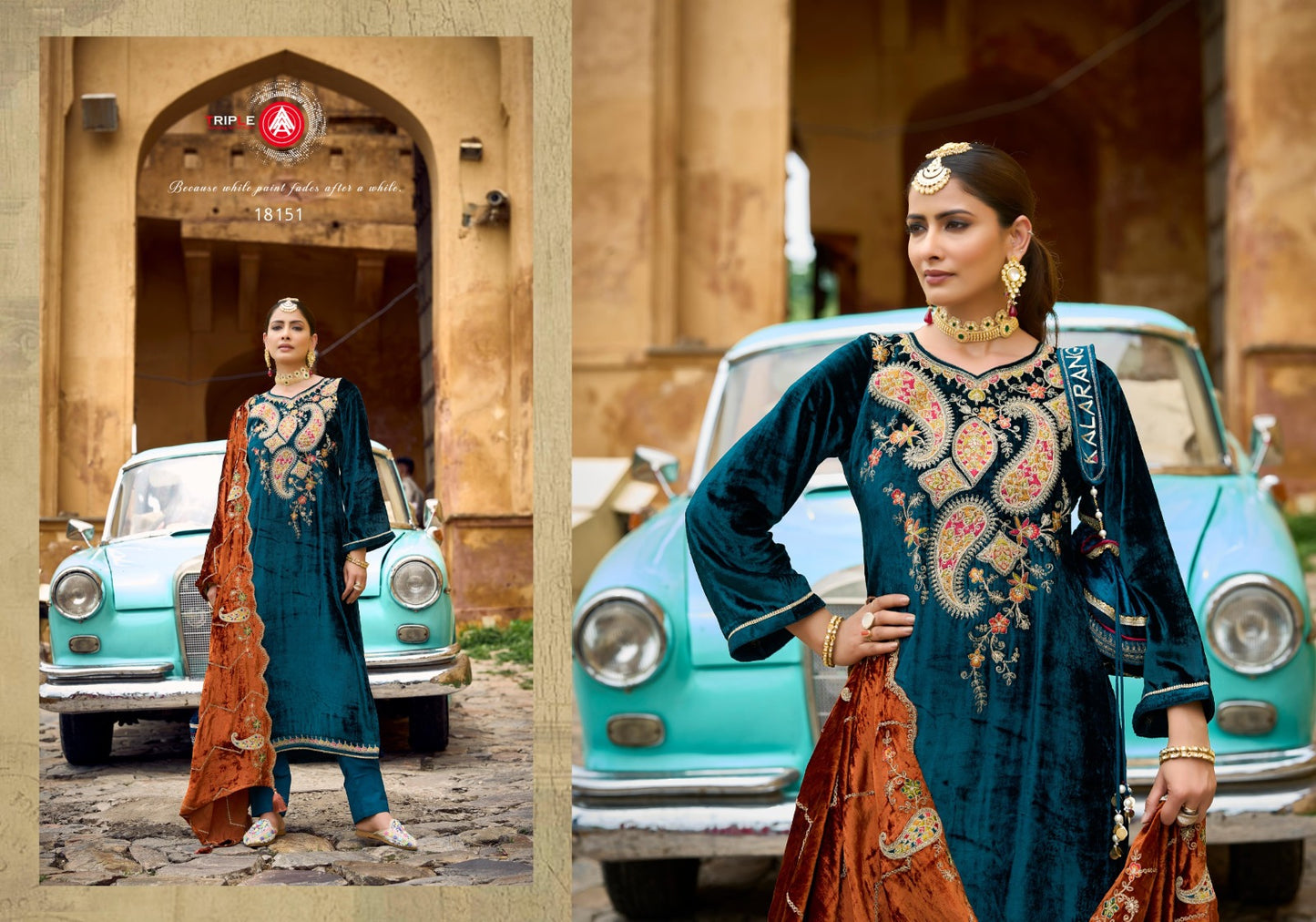 Veneshiaa Vol 2 Triple Aaa Velvet Suits Manufacturer Ahmedabad