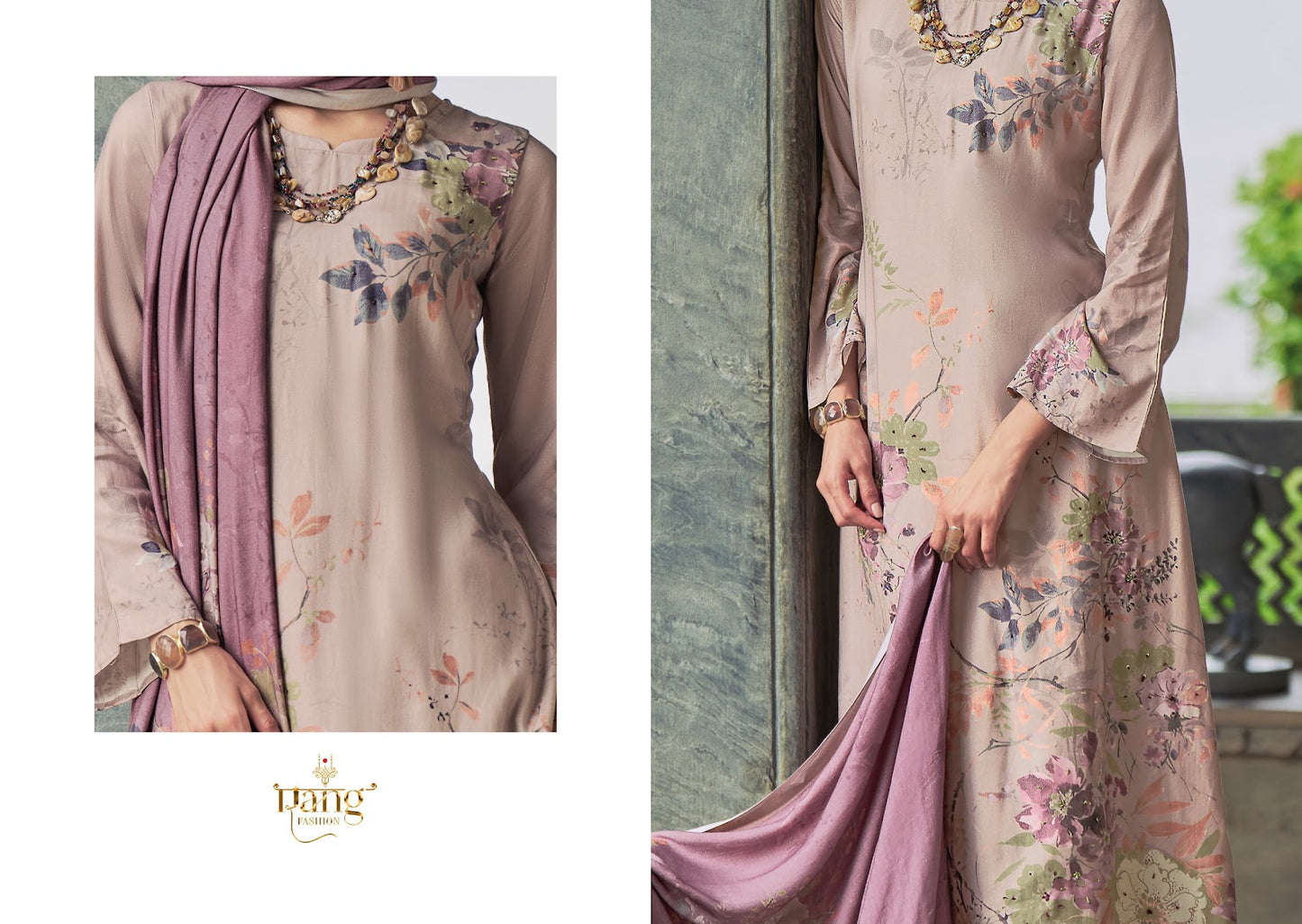 Venetian Rang Fashion Viscose Muslin Pant Style Suits Exporter