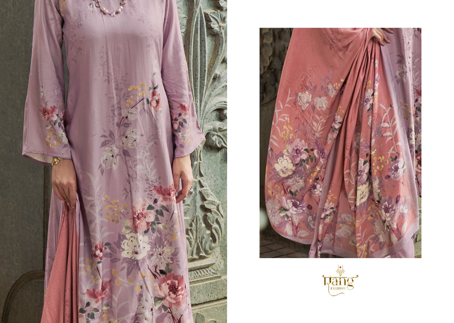 Venetian Rang Fashion Viscose Muslin Pant Style Suits Exporter