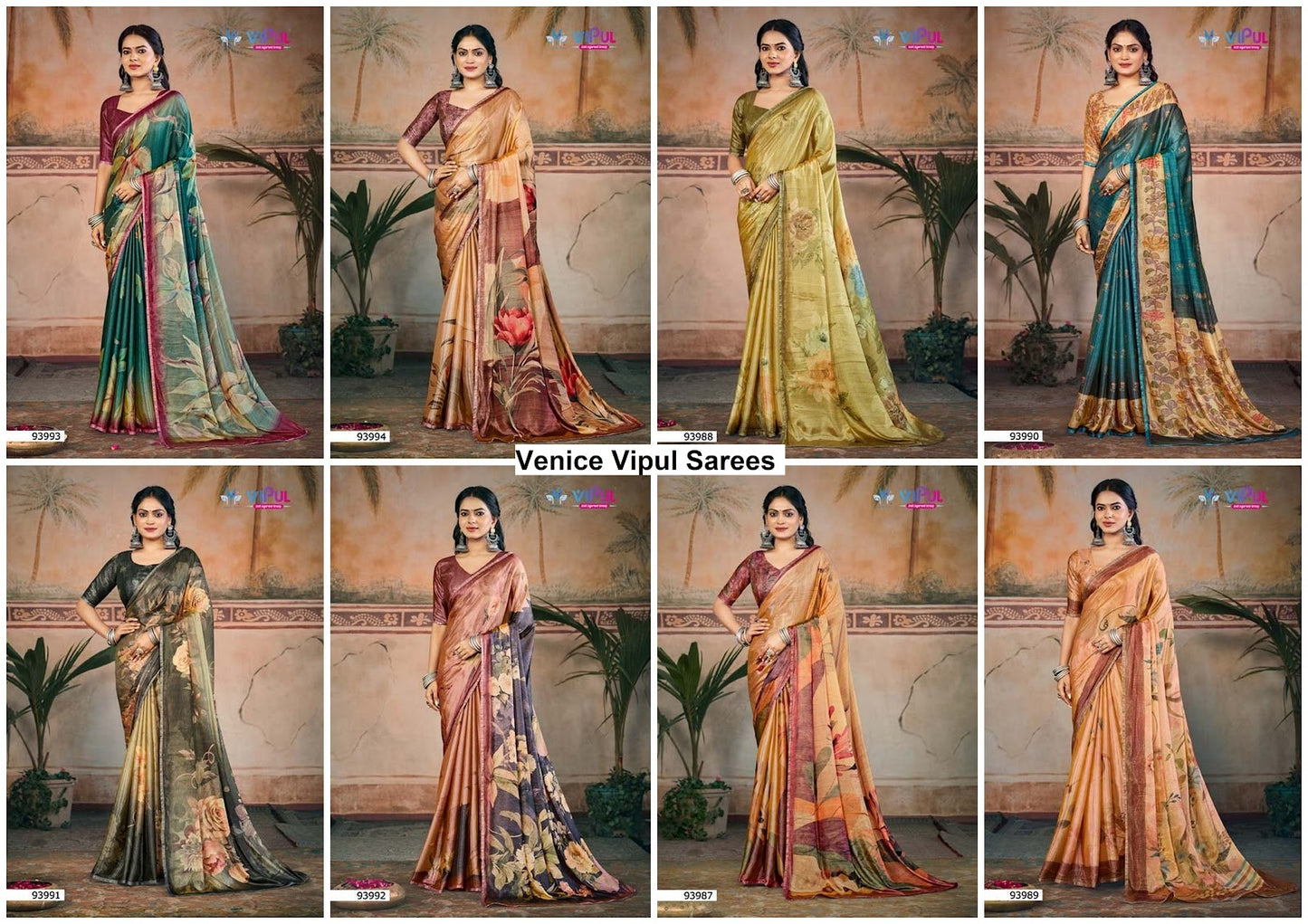 Venice Vipul Simmer Sarees Supplier Gujarat
