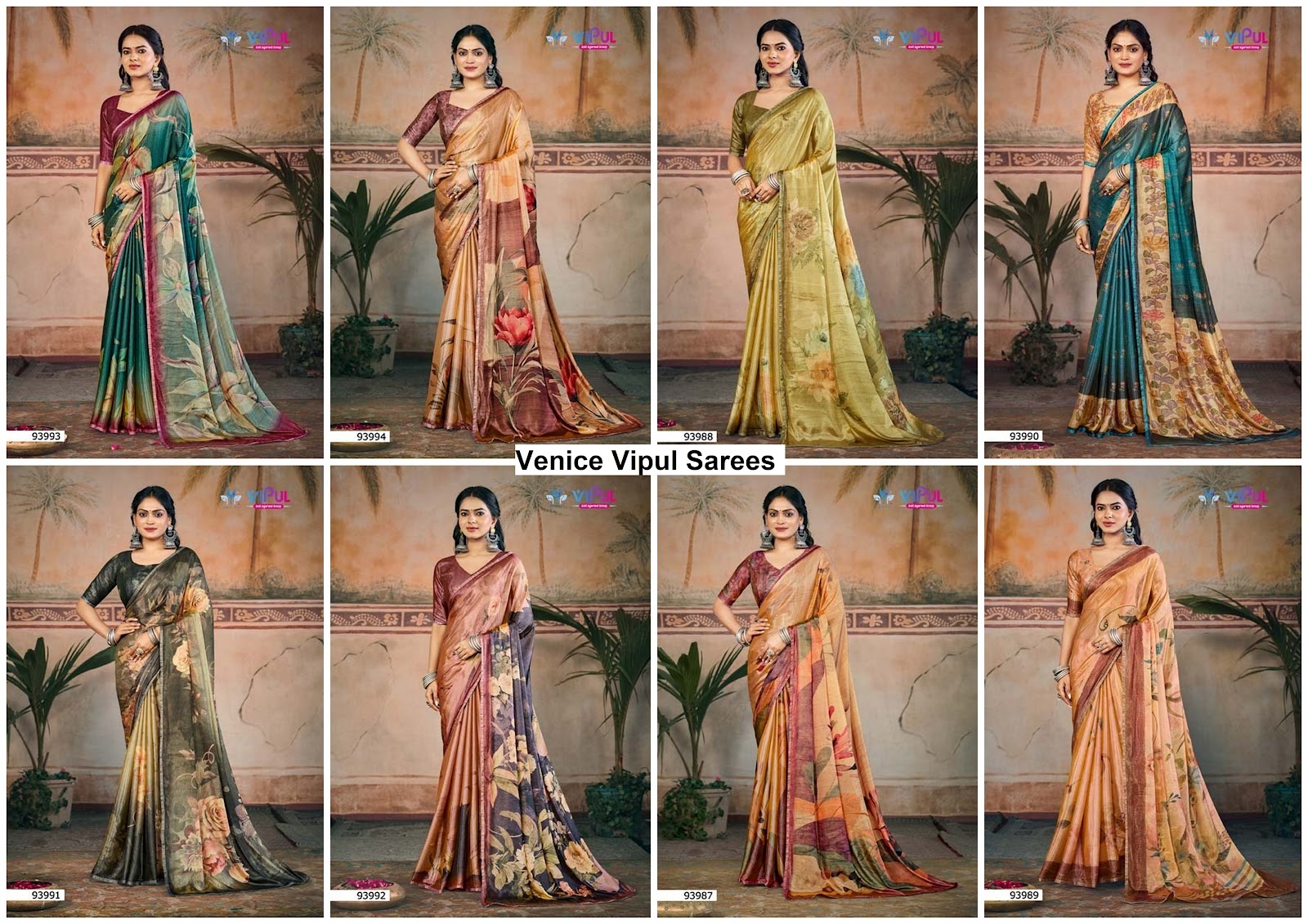 Venice Vipul Simmer Sarees Supplier Gujarat