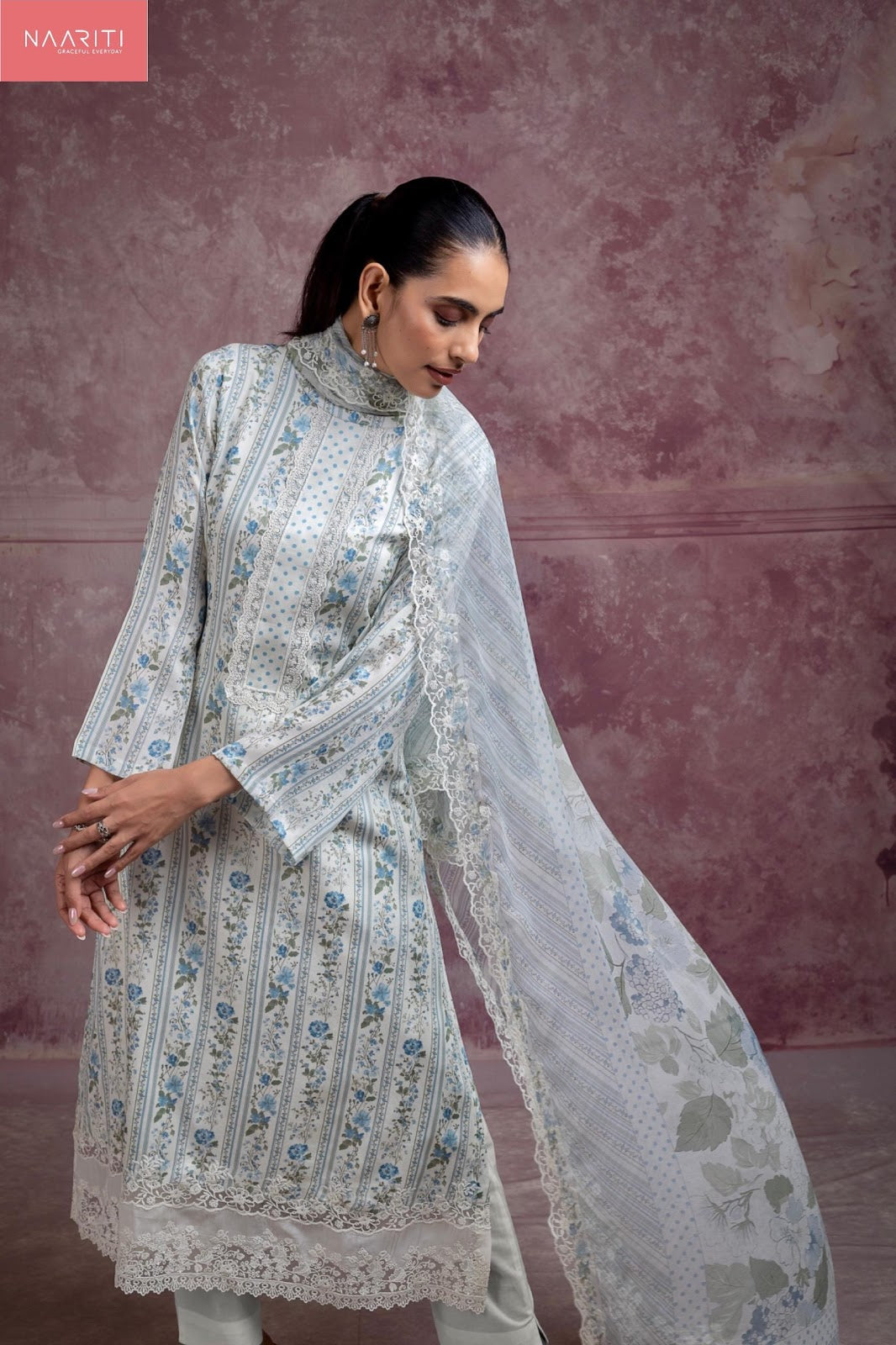 Venisa Naariti Cotton Pant Style Suits Exporter Ahmedabad