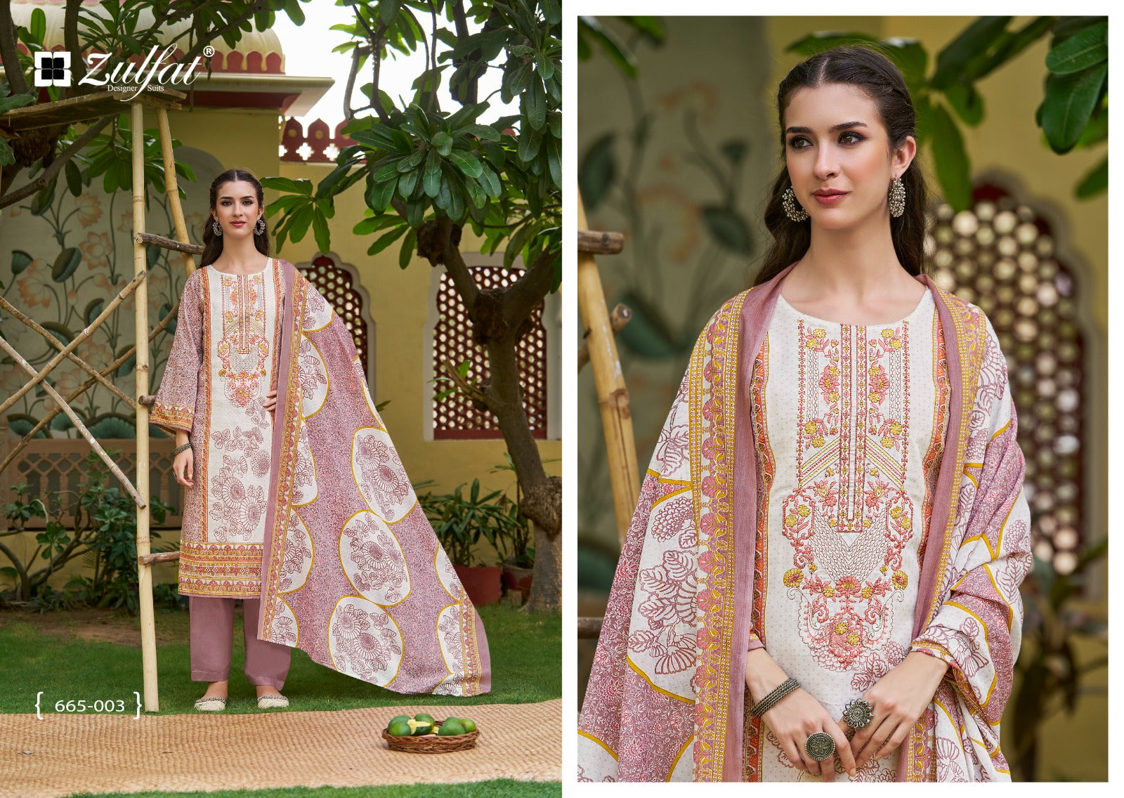 Venisha Vol 2 Zulfat Designer Cotton Karachi Salwar Suits Supplier