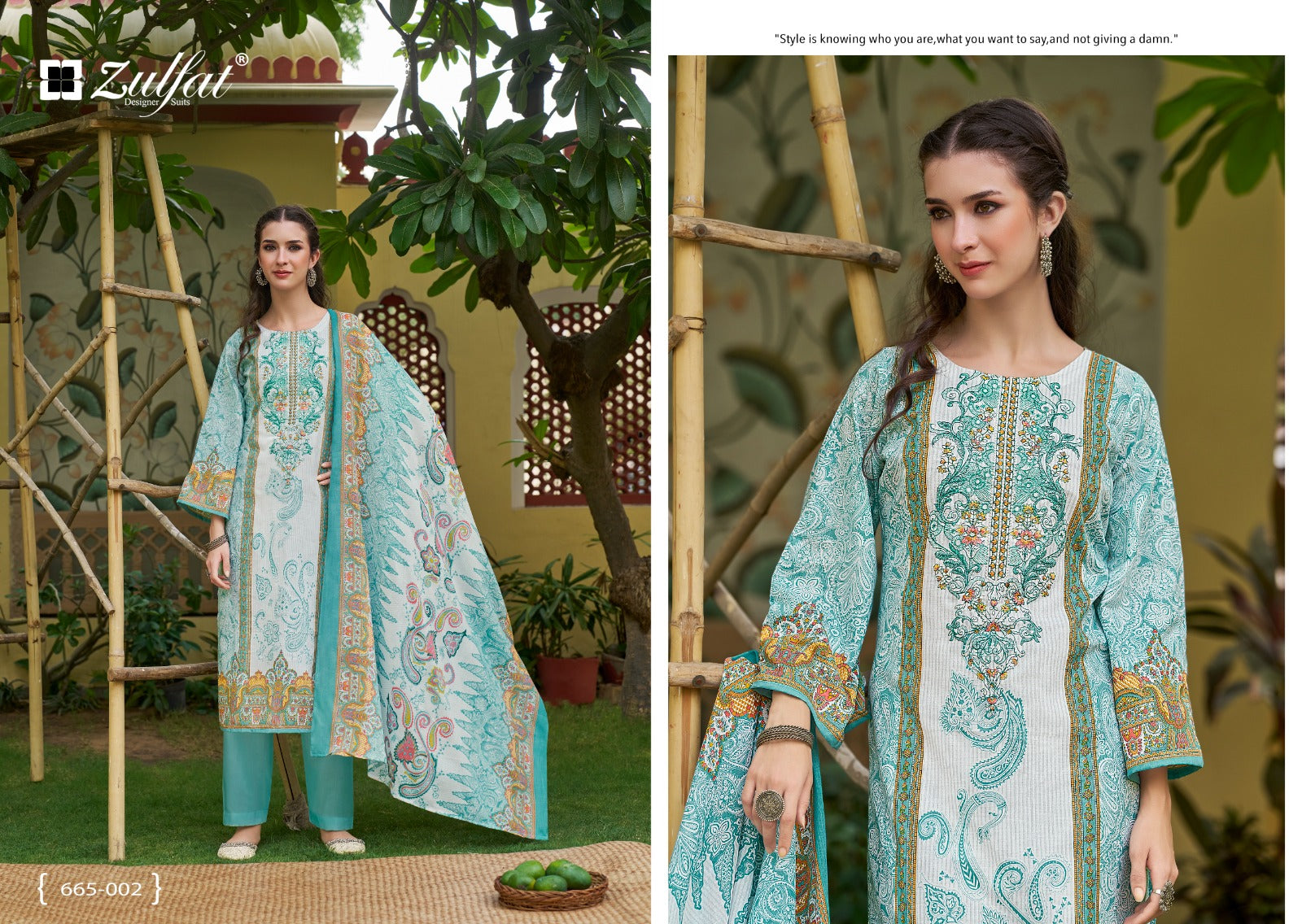 Venisha Vol 2 Zulfat Designer Cotton Karachi Salwar Suits Exporter