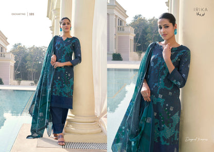 Venya Irika Cotton Cambric Pant Style Suits Wholesaler Gujarat