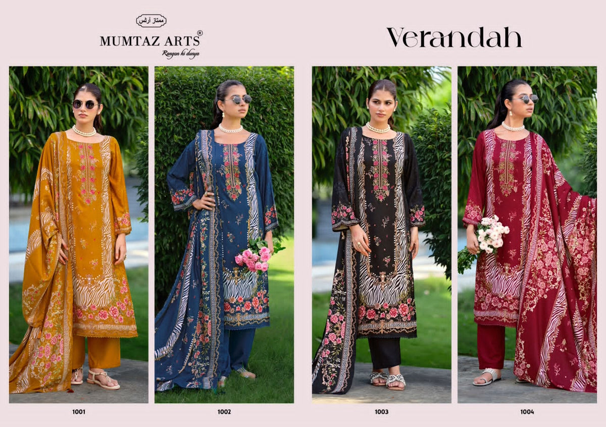 Verandah Mumtaz Arts Viscose Pashmina Suits Exporter Gujarat