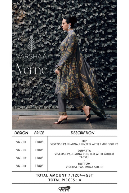 Verne Varshaa Pashmina Suits Exporter Ahmedabad