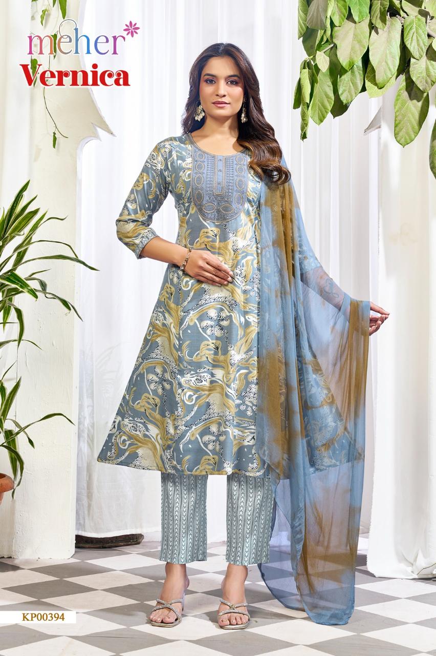 Vernica Meher Capsule Readymade Anarkali Suits Exporter Gujarat