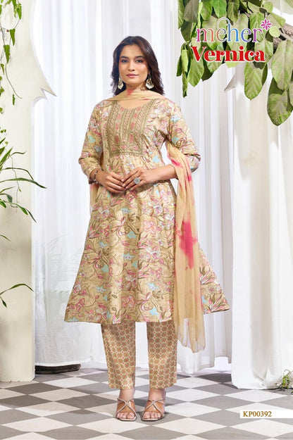 Vernica Meher Capsule Readymade Anarkali Suits Exporter Gujarat