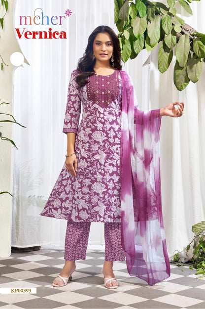 Vernica Meher Capsule Readymade Anarkali Suits Exporter Gujarat