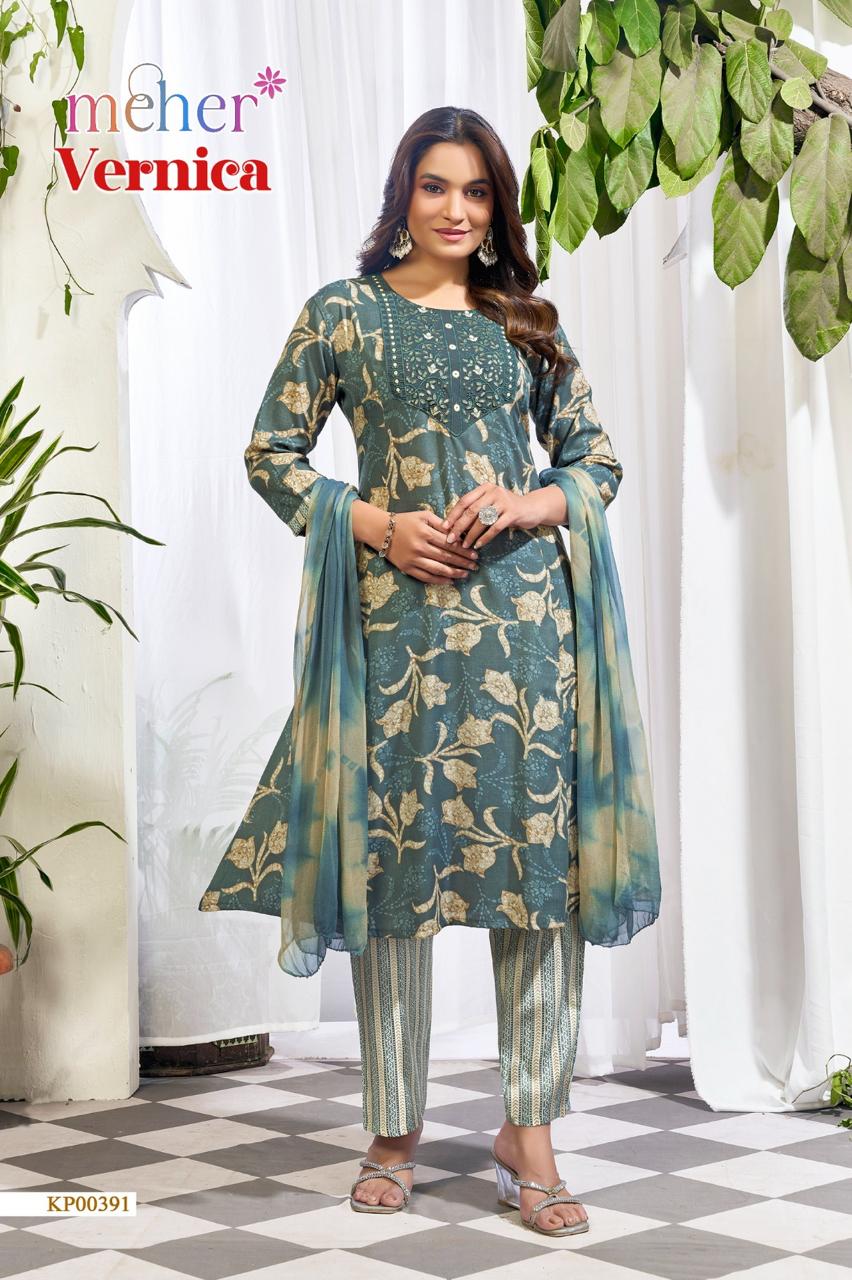 Vernica Meher Capsule Readymade Anarkali Suits Exporter Gujarat