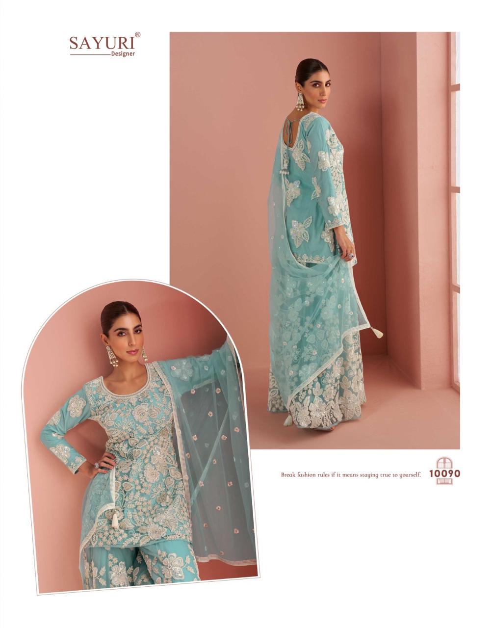 Verona Sayuri Net Readymade Suits Exporter Ahmedabad