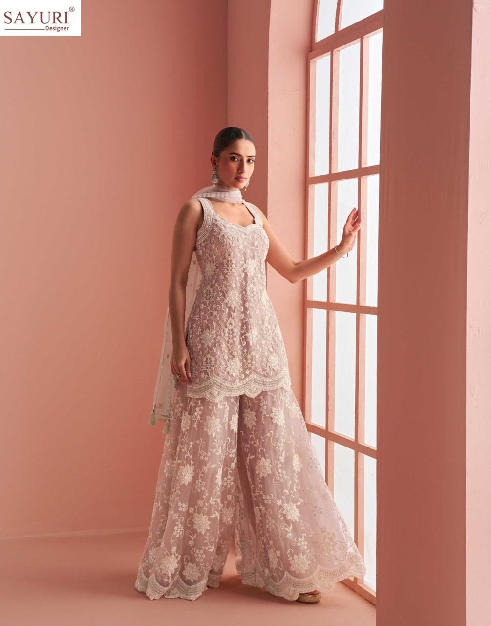 Verona Sayuri Net Readymade Suits Exporter Ahmedabad
