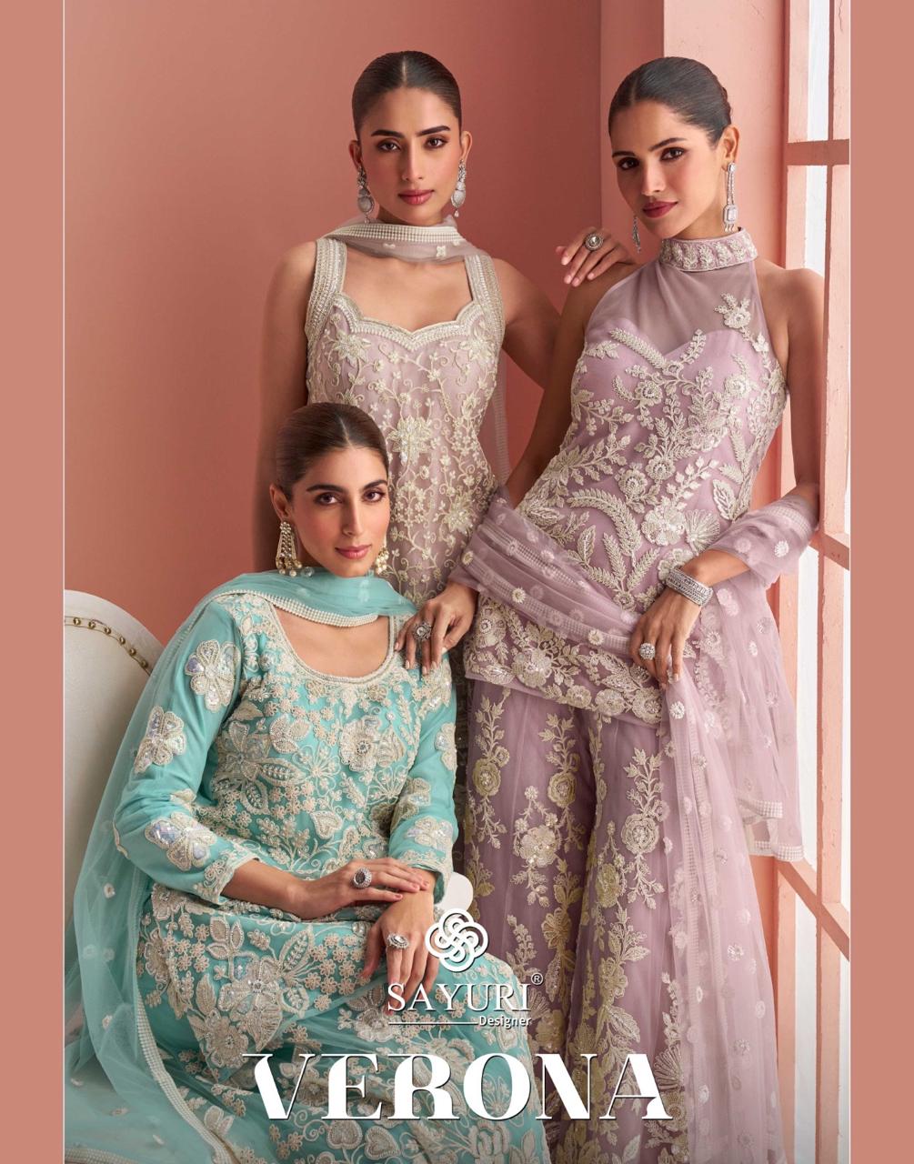 Verona Sayuri Net Readymade Suits Exporter Ahmedabad