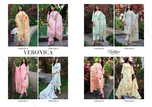 Veronica Belliza Designer Studio Jaam Cotton Pant Style Suits