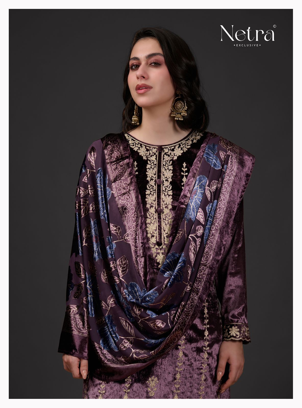 Veronika Netra Velvet Suits Manufacturer