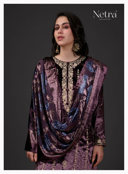 Veronika Netra Velvet Suits Manufacturer