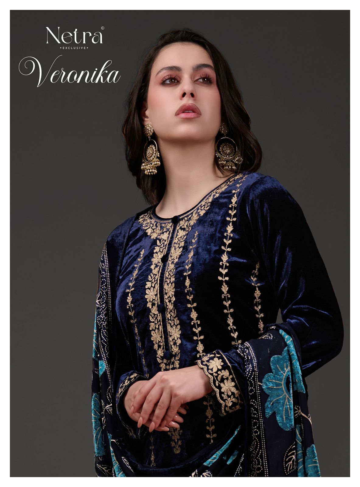 Veronika Netra Velvet Suits Manufacturer