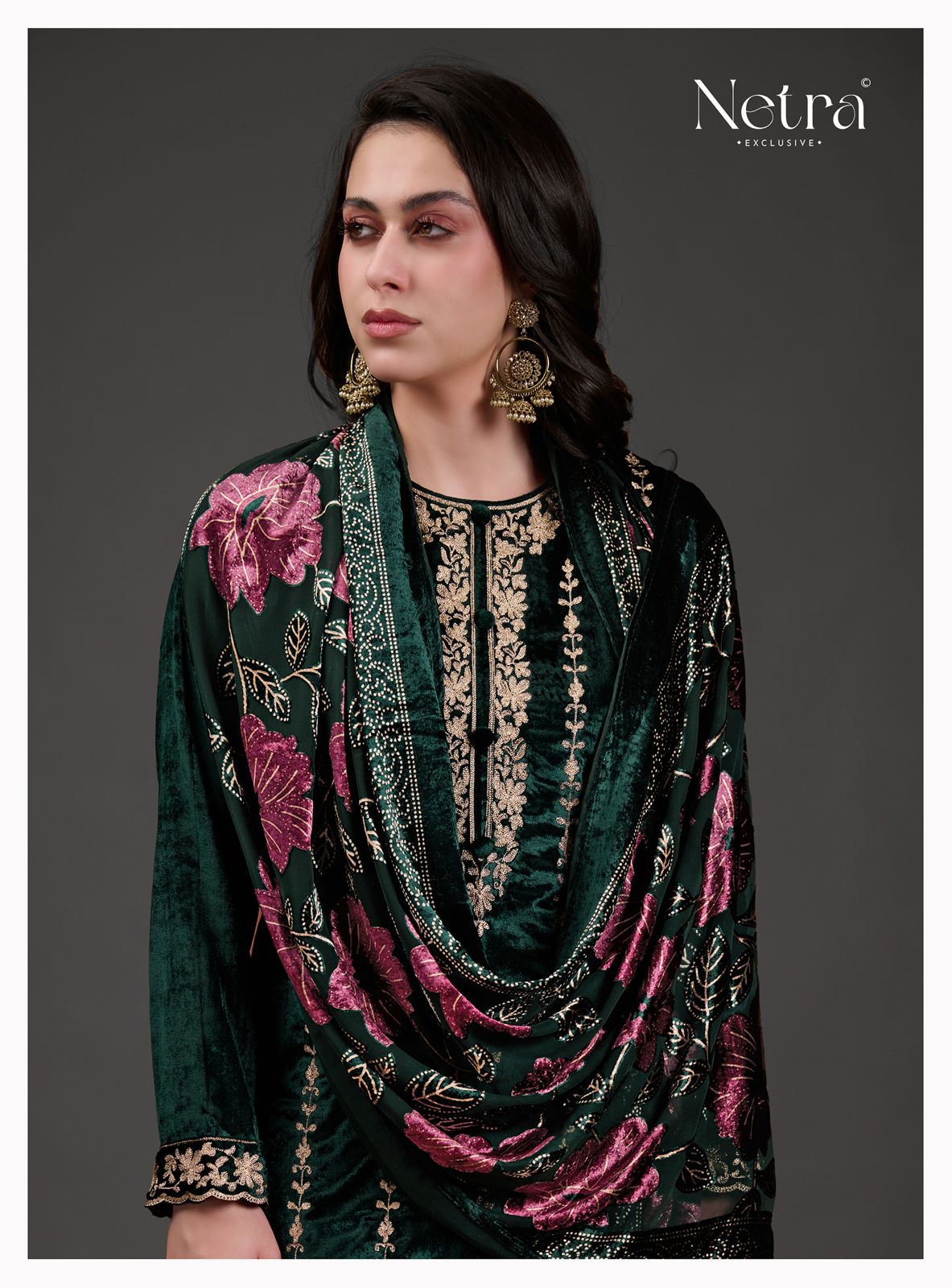 Veronika Netra Velvet Suits Manufacturer