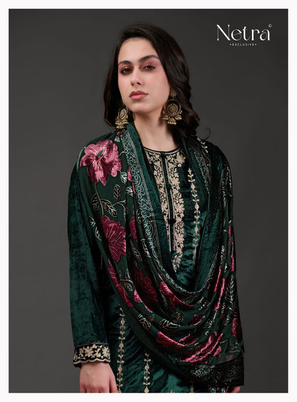 Veronika Netra Velvet Suits Manufacturer