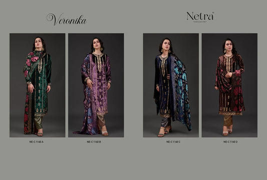Veronika Netra Velvet Suits Manufacturer